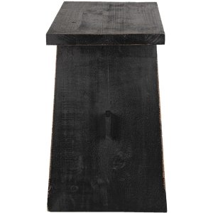 Clayre & Eef 6h2054 Decorative stool black 42x28x43 cm