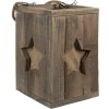 Clayre & Eef 6h2086 Lantern Brown 19x19x28 cm