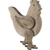 Clayre & Eef 6h2099 Deco Chicken Brown 31x16x35 cm