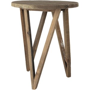 Clayre & Eef 6h2101 Plant table Brown ø 30x36 cm