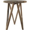 Clayre & Eef 6h2101 Plant table Brown ø 30x36 cm