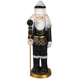 Clayre & Eef 6pr3411 Deco Nutcracker Black 15x15x50 cm