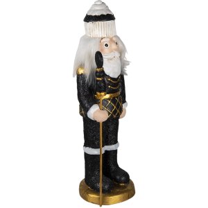 Clayre & Eef 6pr3411 Deco Nutcracker Black 15x15x50 cm