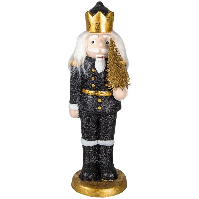 Clayre & Eef 6pr3412 Deco Nutcracker Black 15x15x50 cm