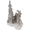 Clayre & Eef 6pr4631 Deco Cat and Dog Grey, Beige, White 16x10x15 cm led