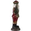 Clayre & Eef 6pr4745 Christmas decoration statue nutcracker red 13x10x32 cm