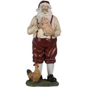 Clayre & Eef 6PR4755 Father Christmas 11x9x27 cm Red,...