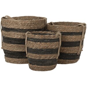 Clayre & Eef 6ro0549 Storage baskets set of 3 brown...