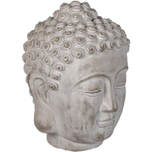 Clayre & Eef 6te0360l Deco Buddha Grey 17x17x24 cm