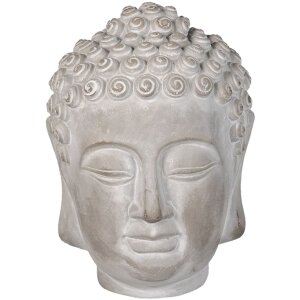 Clayre & Eef 6te0360m Deco Buddha Grey 15x15x19 cm