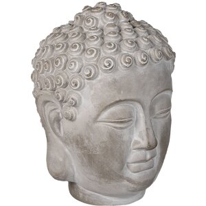 Clayre & Eef 6te0360m Deco Buddha Grey 15x15x19 cm