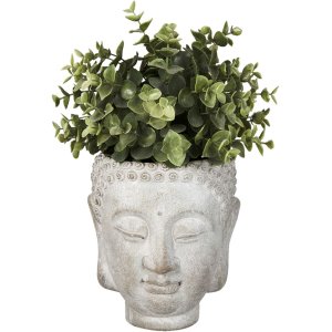 Clayre & Eef 6te0364l Flower pot for indoor Grey 15x14x17 cm