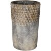 Clayre & Eef 6te0365l Flower pot for indoor Grey ø 14x23 cm