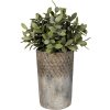 Clayre & Eef 6te0366 Flowerpot for indoor Grey ø 24x39 cm