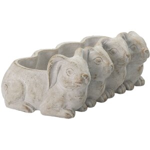 Clayre & Eef 6te0373 Flower pot for indoor rabbit...