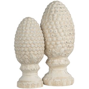 Clayre & Eef 6te0393m Deco Fir Cone Beige ø...