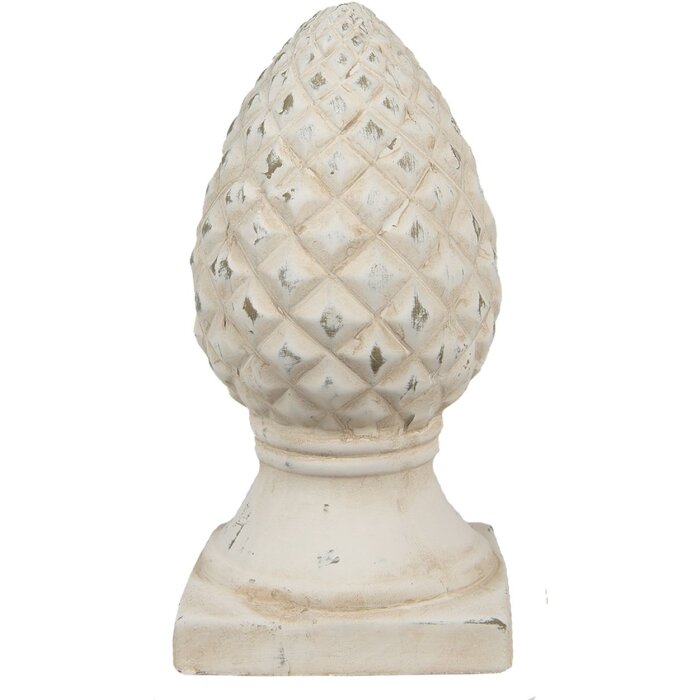 Clayre & Eef 6te0397 Deco Fir Cone Beige ø 14x28 cm