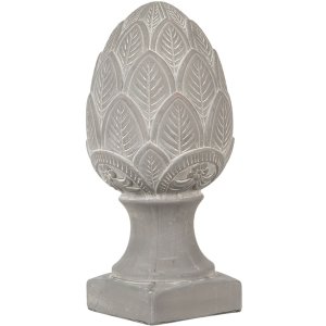 Clayre & Eef 6te0398l Deco pine cone gray ø...