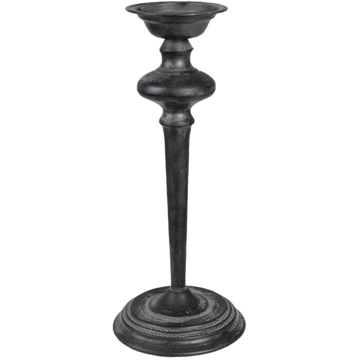 Clayre & Eef 6y4467 Candlestick Black ø 16x38 cm