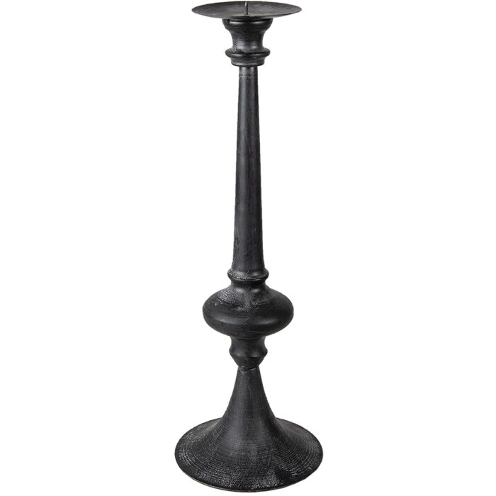 Clayre & Eef 6y4468 Candlestick Black ø 15x45 cm