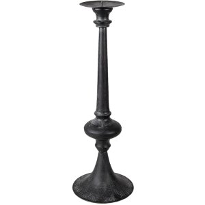 Clayre & Eef 6y4468 Candlestick Black ø 15x45 cm