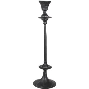 Clayre & Eef 6y4470 Candlestick Black ø 15x52 cm