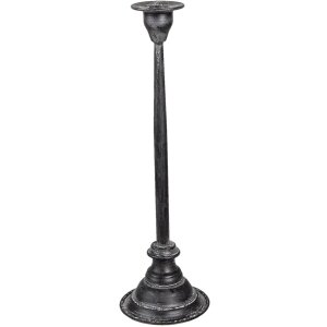 Clayre & Eef 6y4472s Candlestick Black ø 11x37 cm