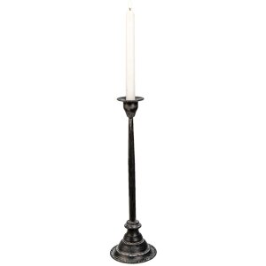 Clayre & Eef 6y4472s Candlestick Black ø 11x37 cm