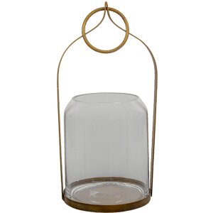 Clayre & Eef 6y4492 Lantern copper color 22x21x43 cm