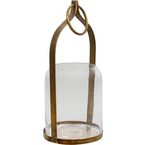 Clayre & Eef 6y4492 Lantern copper color 22x21x43 cm