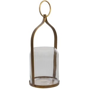 Clayre & Eef 6y4492 Lantern copper color 22x21x43 cm