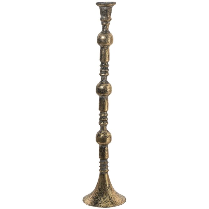 Clayre & Eef 6y4509 Candlestick copper color ø 10x46 cm