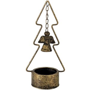 Clayre & Eef 6y4512 Candlestick Christmas tree copper...