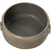 Clayre & Eef 6y4551 Decorative tray set of 2 gray ø 40x16 - ø 33x13 cm