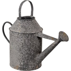 Clayre & Eef 6y4581 Deco watering can gray 47x18x38 cm