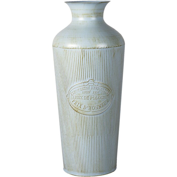 Clayre & Eef 6y4624 Deco Vase Blue ø 22x47 cm