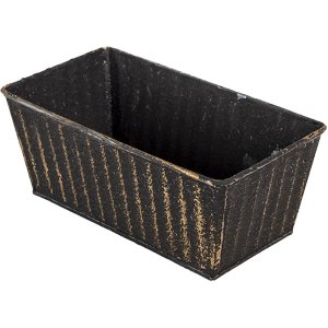 Clayre & Eef Flowerpots Indoor Set of 3 Black 26x17x12 - 23x14x10 - 21x11x9 cm