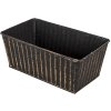 Clayre & Eef Flowerpots Indoor Set of 3 Black 26x17x12 - 23x14x10 - 21x11x9 cm