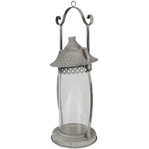 Clayre & Eef 6y4717 Lantern gray ø 15x44 cm