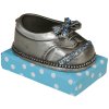 Clayre & Eef 6zi163bl Tooth shoe gray 4x6x4 cm