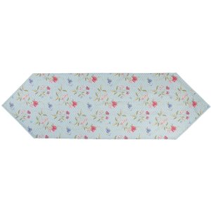 Clayre & Eef blw65 table runner blue 50x160 cm