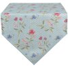 Clayre & Eef blw65 table runner blue 50x160 cm