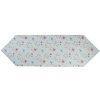 Clayre & Eef blw65 table runner blue 50x160 cm