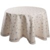 Clayre & Eef car07 Tablecloth Round Beige ø 170 cm