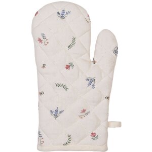 Clayre & Eef car44 oven gloves beige 18x30 cm