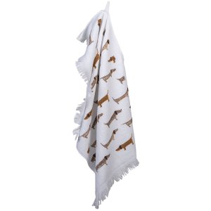 Clayre & Eef ct017 guest towel white 40x66 cm