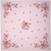 Clayre & Eef dtr01 Tablecloth Square Pink, Lilac 100x100 cm