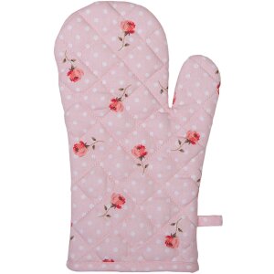 Clayre & Eef dtr44 oven gloves pink, lilac 18x30 cm