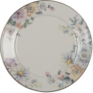 Clayre & Eef flodp tableware breakfast plate white...