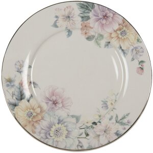 Clayre & Eef flofp tableware dinner plate white...